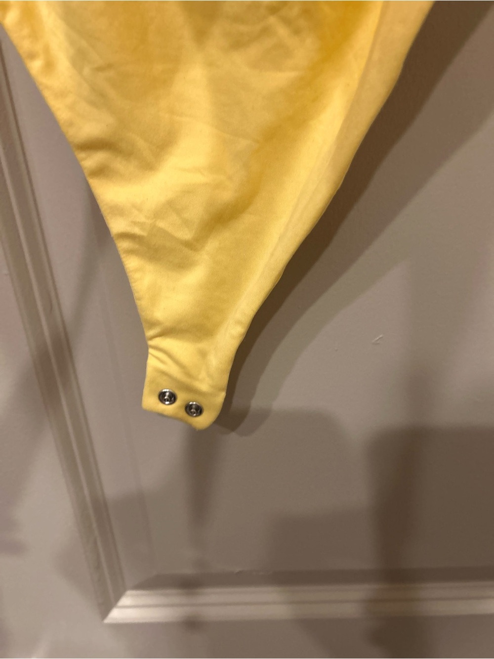 naked wardrobe Pale Yellow Scoop Neck Top - Picture 4 of 8